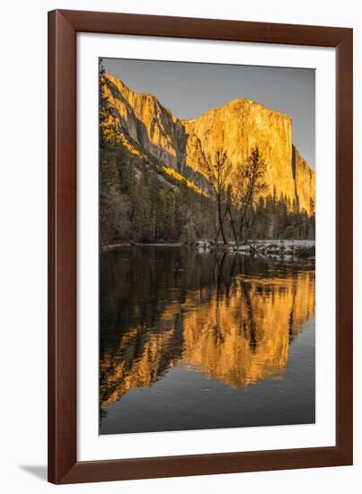 El Capitan Reflection, Yosemite, California-John Ford-Framed Photographic Print