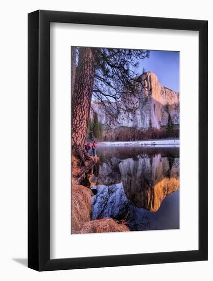 El Capitan Riverside Reflections, Yosemite National Park-Vincent James-Framed Photographic Print