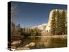 El Capitan Towers over Merced River, Yosemite, California, USA-Tom Norring-Stretched Canvas