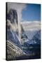 El Capitan With A Fresh Blanket Of Snow During The Morning-Joe Azure-Stretched Canvas