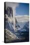 El Capitan With A Fresh Blanket Of Snow During The Morning-Joe Azure-Stretched Canvas