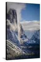 El Capitan With A Fresh Blanket Of Snow During The Morning-Joe Azure-Stretched Canvas