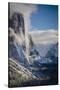 El Capitan With A Fresh Blanket Of Snow During The Morning-Joe Azure-Stretched Canvas