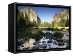 El Capitan, Yosemite National Park, California, USA-Walter Bibikow-Framed Stretched Canvas