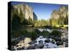 El Capitan, Yosemite National Park, California, USA-Walter Bibikow-Stretched Canvas