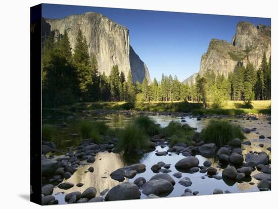 El Capitan, Yosemite National Park, California, USA-Walter Bibikow-Stretched Canvas