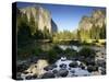 El Capitan, Yosemite National Park, California, USA-Walter Bibikow-Stretched Canvas