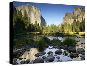 El Capitan, Yosemite National Park, California, USA-Walter Bibikow-Stretched Canvas