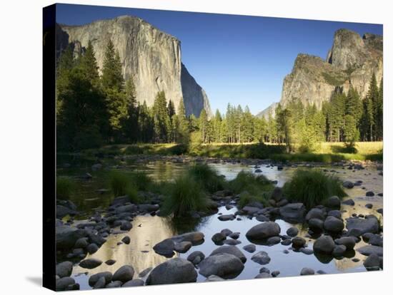 El Capitan, Yosemite National Park, California, USA-Walter Bibikow-Stretched Canvas