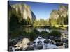 El Capitan, Yosemite National Park, California, USA-Walter Bibikow-Stretched Canvas