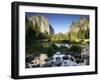 El Capitan, Yosemite National Park, California, USA-Walter Bibikow-Framed Premium Photographic Print