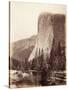 El Capitan, Yosemite National Park, Usa, 1861-75-Carleton Emmons Watkins-Stretched Canvas