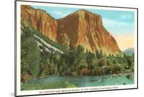 El Capitan, Yosemite National Park-null-Mounted Art Print