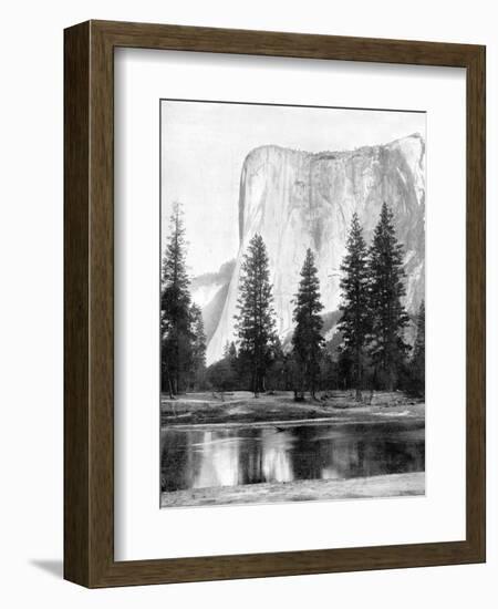 El Capitan, Yosemite Valley, California, USA, 1893-John L Stoddard-Framed Giclee Print