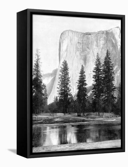 El Capitan, Yosemite Valley, California, USA, 1893-John L Stoddard-Framed Stretched Canvas