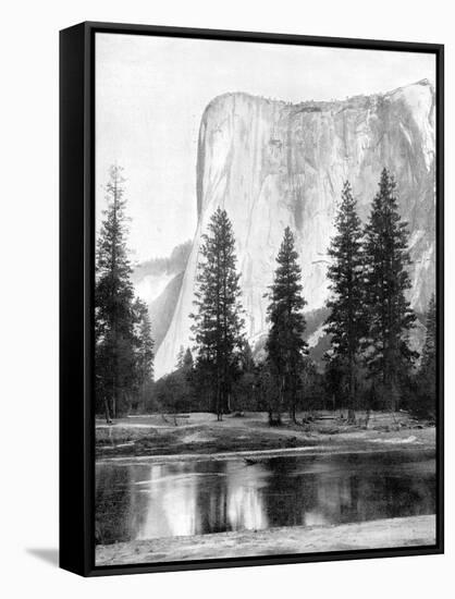 El Capitan, Yosemite Valley, California, USA, 1893-John L Stoddard-Framed Stretched Canvas