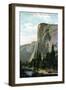 El Capitan, Yosemite Valley - Yosemite, CA-Lantern Press-Framed Art Print