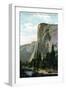 El Capitan, Yosemite Valley - Yosemite, CA-Lantern Press-Framed Art Print