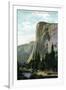 El Capitan, Yosemite Valley - Yosemite, CA-Lantern Press-Framed Art Print