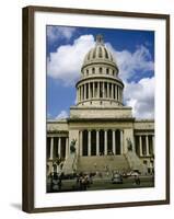 El Capitolio De La Habana, Havana, Cuba, West Indies, Central America-John Harden-Framed Photographic Print