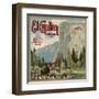 El Captain Brand - San Dimas, California - Citrus Crate Label-Lantern Press-Framed Art Print