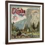 El Captain Brand - San Dimas, California - Citrus Crate Label-Lantern Press-Framed Art Print