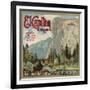 El Captain Brand - San Dimas, California - Citrus Crate Label-Lantern Press-Framed Art Print