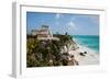 El Castillo at Tulum, Yucatan, Mexico, North America-John Alexander-Framed Photographic Print