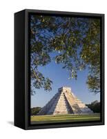 El Castillo, Chichen Itza, Yucatan, Mexico-Michele Falzone-Framed Stretched Canvas