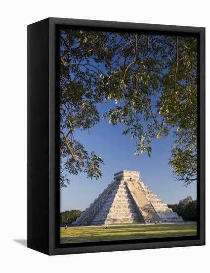 El Castillo, Chichen Itza, Yucatan, Mexico-Michele Falzone-Framed Stretched Canvas