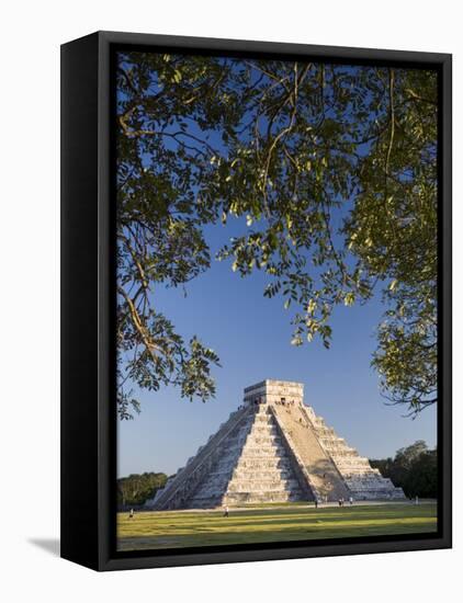 El Castillo, Chichen Itza, Yucatan, Mexico-Michele Falzone-Framed Stretched Canvas