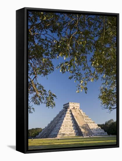 El Castillo, Chichen Itza, Yucatan, Mexico-Michele Falzone-Framed Stretched Canvas