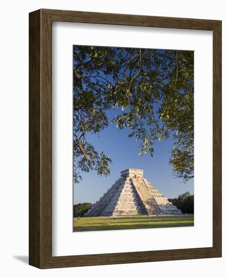 El Castillo, Chichen Itza, Yucatan, Mexico-Michele Falzone-Framed Photographic Print