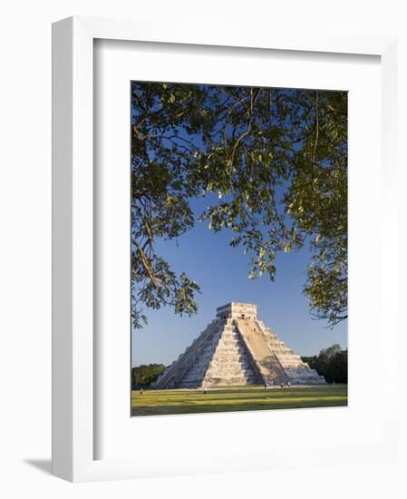 El Castillo, Chichen Itza, Yucatan, Mexico-Michele Falzone-Framed Photographic Print