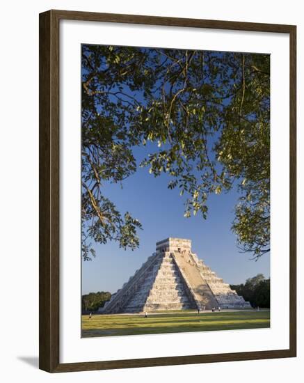 El Castillo, Chichen Itza, Yucatan, Mexico-Michele Falzone-Framed Photographic Print