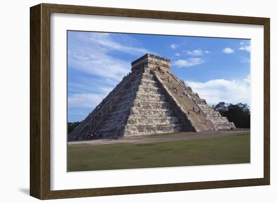El Castillo, Chichen Itza, Yucatan, Mexico-Robert Harding-Framed Photographic Print