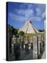 El Castillo from Mil Columnas, Grupo Delas, Chichen Itza, Yucatan, Mexico-Rob Cousins-Stretched Canvas