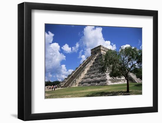 El Castillo Pyramid at Chichen Itza, Unesco World Heritage Site, Yucatan, Mexico, North America-Nelly Boyd-Framed Photographic Print