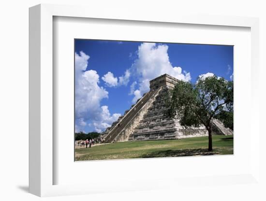 El Castillo Pyramid at Chichen Itza, Unesco World Heritage Site, Yucatan, Mexico, North America-Nelly Boyd-Framed Photographic Print