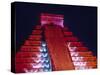 El Castillo Pyramid, Chichen Itza, Yucatan, Mexico-Walter Bibikow-Stretched Canvas