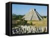 El Castillo, Pyramid of Kukolkan, Chichen Itza, Mexico-Adina Tovy-Framed Stretched Canvas