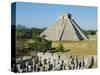 El Castillo, Pyramid of Kukolkan, Chichen Itza, Mexico-Adina Tovy-Stretched Canvas