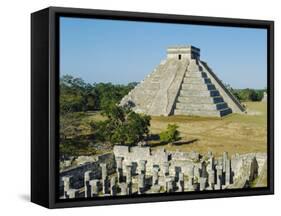 El Castillo, Pyramid of Kukolkan, Chichen Itza, Mexico-Adina Tovy-Framed Stretched Canvas