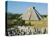 El Castillo, Pyramid of Kukolkan, Chichen Itza, Mexico-Adina Tovy-Stretched Canvas