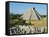 El Castillo, Pyramid of Kukolkan, Chichen Itza, Mexico-Adina Tovy-Framed Stretched Canvas