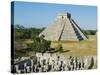 El Castillo, Pyramid of Kukolkan, Chichen Itza, Mexico-Adina Tovy-Stretched Canvas