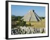El Castillo, Pyramid of Kukolkan, Chichen Itza, Mexico-Adina Tovy-Framed Photographic Print