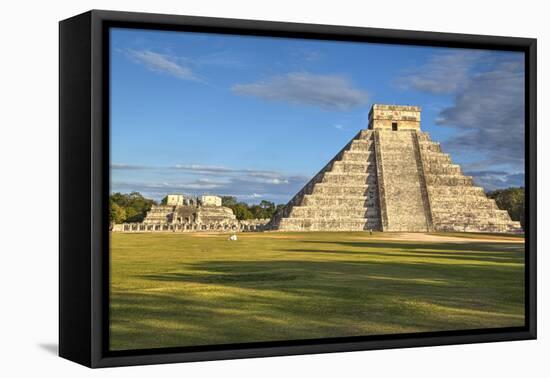 El Castillo (Pyramid of Kulkulcan), Chichen Itza, Yucatan, Mexico, North America-Richard Maschmeyer-Framed Stretched Canvas