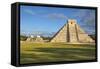 El Castillo (Pyramid of Kulkulcan), Chichen Itza, Yucatan, Mexico, North America-Richard Maschmeyer-Framed Stretched Canvas