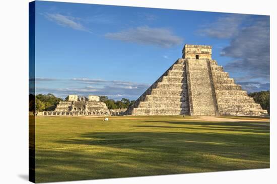 El Castillo (Pyramid of Kulkulcan), Chichen Itza, Yucatan, Mexico, North America-Richard Maschmeyer-Stretched Canvas